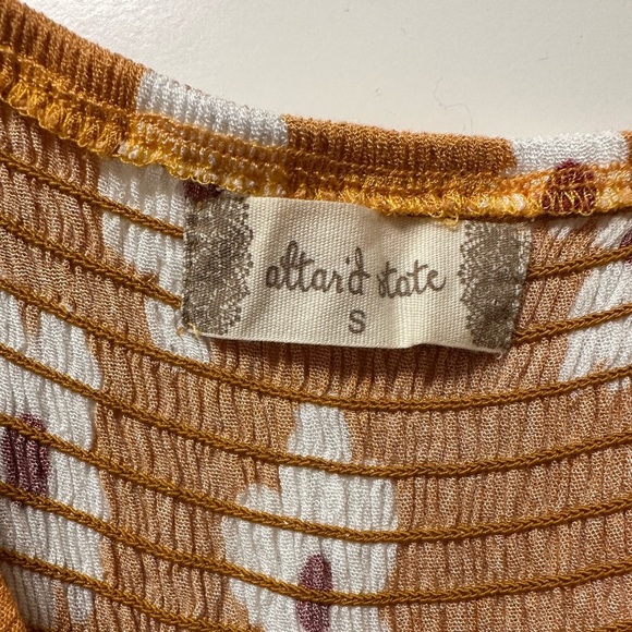 Altar’d‎ State Flower Blouse Long Sleeve size small - Picture 3 of 3